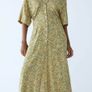ZARA  floral  Print Midi Shirt summer Dress, S Image 9