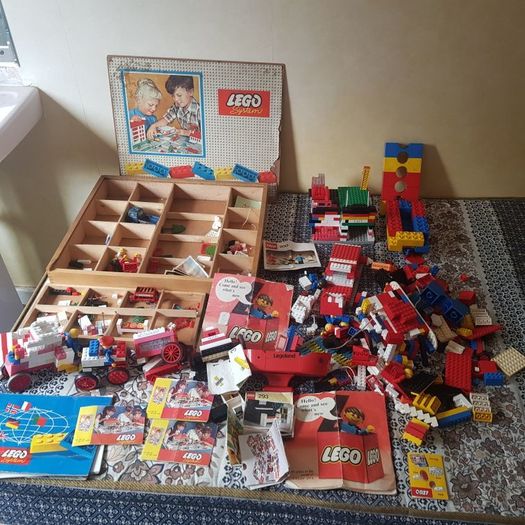 Vintage lego assorted sets and instructions