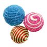 Pet Nova Cat 3 Balls Set Toy 4cm Image 2