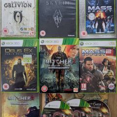 Xbox 360 RPG Bundle  Skyrim, Oblivion, Mass Effect, Deus Ex, Witcher 2