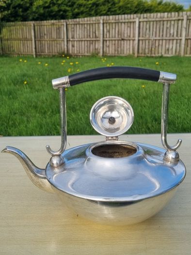 Silver-plated teapot