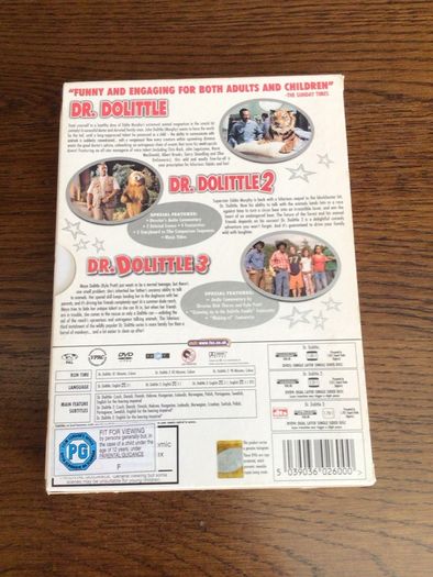 Dr Dolittle Boxset 3 Dvds