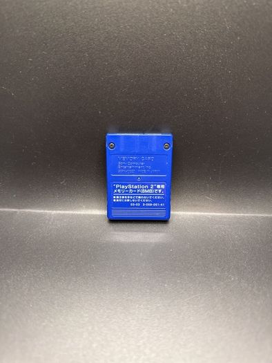 Ps2 Sony Official Gundam Z Blue Memory Card