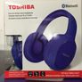 Blue Bluetooth Headphones Head Phones Image 8