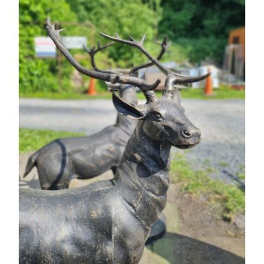 Pair of Standing Stags D7223