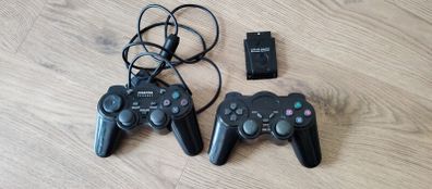Ps2 Playstation 2 Controllers 1 Wireless and other Wired Working perfectly bundle