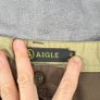 Aigle Mens Linen Trousers Brown W30 L32 Regular Fit Zip Fly Image 7