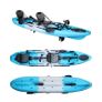 Tandem doubble fishing kayak with propeller pedal drive and accesories. 14ft long  brand new Image 2