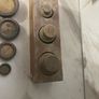 antique vintage brass weights Image 2