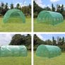 Polytunnel Greenhouse 4x3x2m Poly Tunnels Gardening Walk In Pollytunnel Tent with Steel Frame (FREE POSTAGE) Image 2