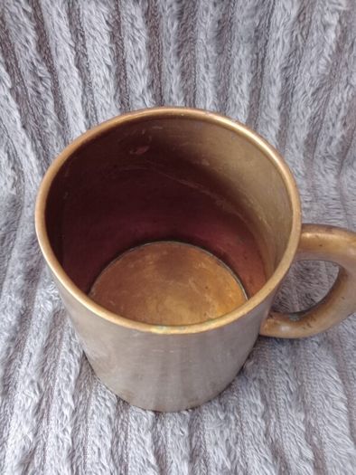 Vintage Solid Brass Tankard / Mug ( India )