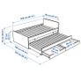 Ikea Slakt kids trundle bed with storage & matresses Image 3