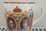 King George VI coronation mug