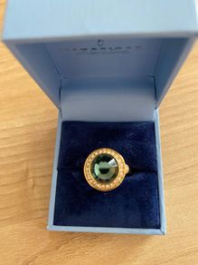 Newbridge Silverware ring with Montana coloured stone