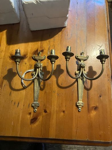 brass wall lights