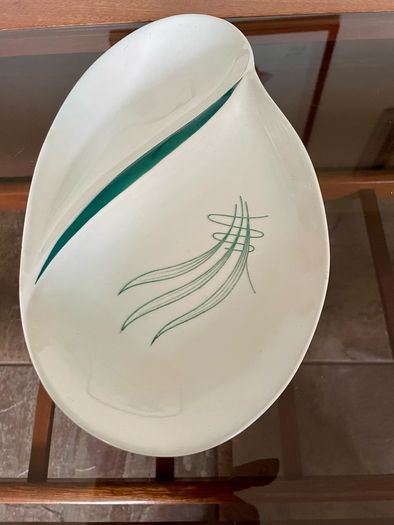 Vintage green Carlton ware Windswept Design 1950s 60s