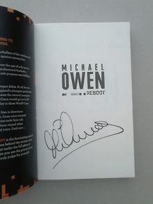 MICHAEL OWEN signed book Liverpool etc