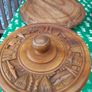 wooden  carved  cake  stand Image 5