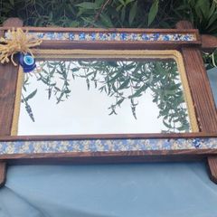 Vintage Arts and Crafts Mirror