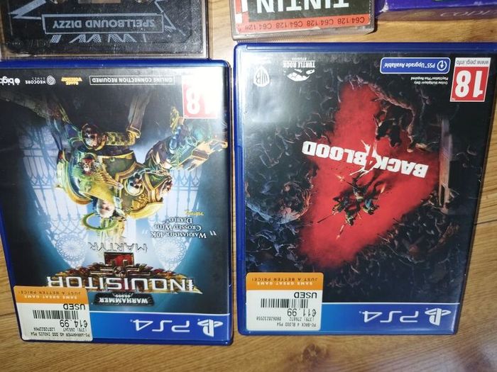 Old Videogames Job Lot (Commodore 64 & PS4)