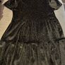 Girls sparkly black dress 9-10yrs Image 3