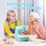 Sewing Machine, Small Sewing Machine with Extension Table, Manual sewing machine for Beginners, Adjustable 2 Speed with Sewing Kits, Best Gift for Kids Women Space Saver, DIY, Household and Travel (FREE POSTAGE) Image 4
