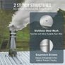 304 Stainless Steel Chimney Cap 152mm Image 4