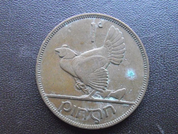 1935 Irish Free State. One Penny.