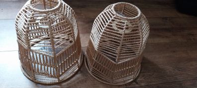 2 lovely rope lamp ahades