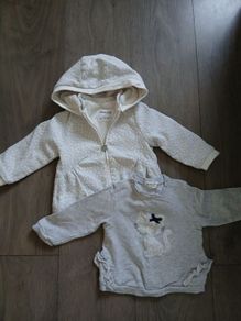 MAYORAL baby coat and jumper set