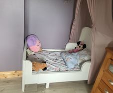 ikea busunge extendable toddler bed