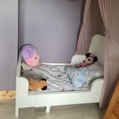 ikea busunge extendable toddler bed