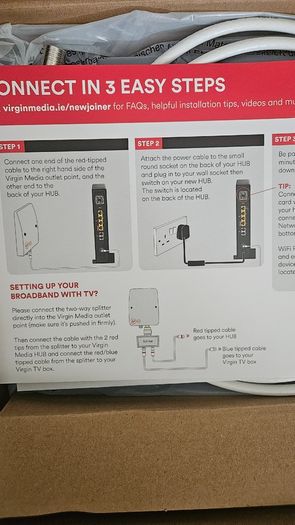 Virgin Media/Sagecom Brodband Gateway.