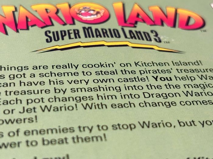 Wario Land for Game Boy - Boxed & Minty