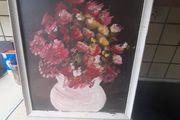 oil painting of flowers