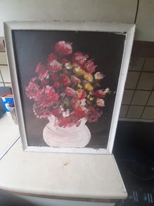 oil painting of flowers