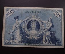 Germany. Reichsbanknote. 100 Mark (7.2.1908)