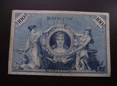 Germany. Reichsbanknote. 100 Mark (7.2.1908)