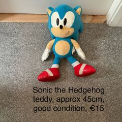 Sonic the Hedgehog teddy