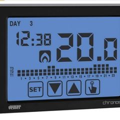 Vemer Chronos Digital Programmable Thermostat Battery Operated