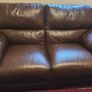 Leather two-seater sofa Image 2