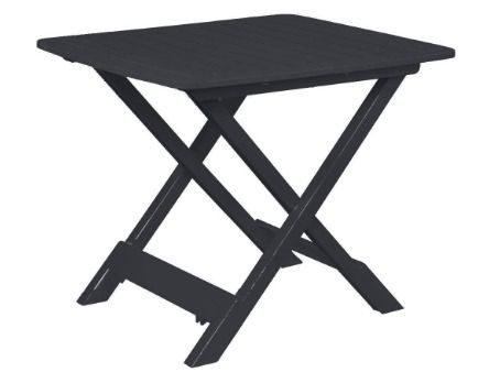 Folding Table in White  Garden or Camping Table Ideal as Side Table