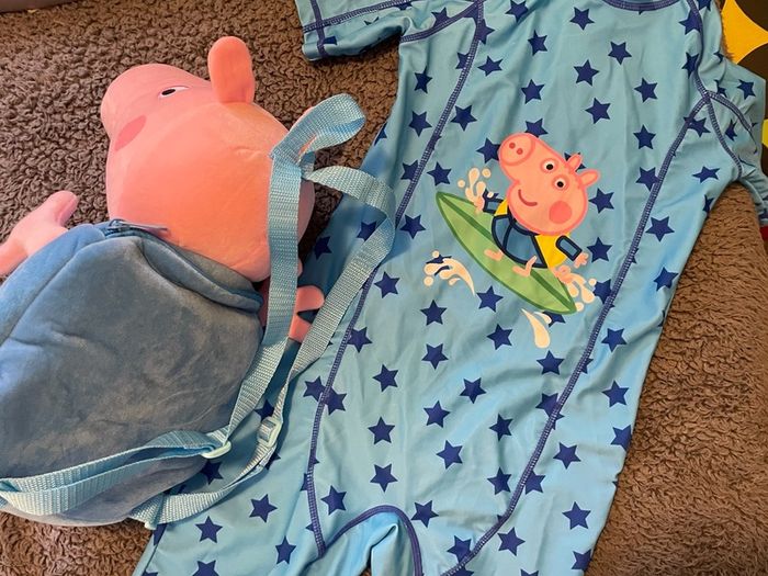 Boy's George Pig Swimwear & Bag