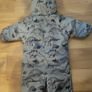 Next Pram Suit - 3 - 6 months Grey Dinosaur Print Image 4