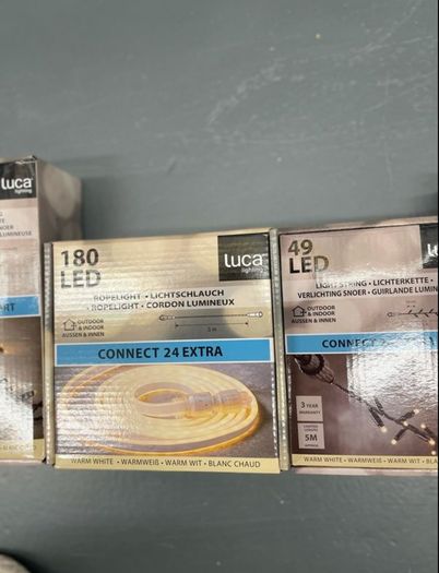 Job Lot of Outdoor Christmas Lights - Warm White