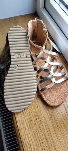 Girls F&F gold sandals