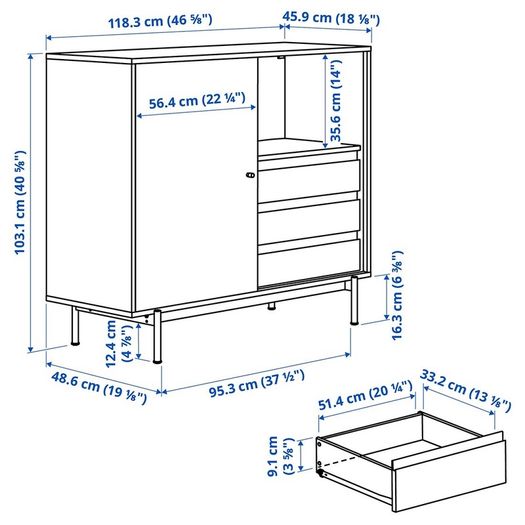 IKEA Radmanso Cabinet (Brand New)