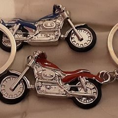motorcycle keyring only the red one left