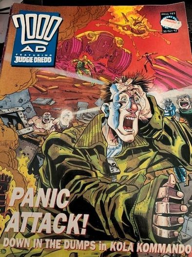 2000 AD Featuring Judge Dredd Progs 576,640, 780,779, 785,839,884,908,916, mix progs running 28 May 1988- intermittent-2nd Dec 1994 IPC Magazines