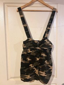Camouflage overall dress